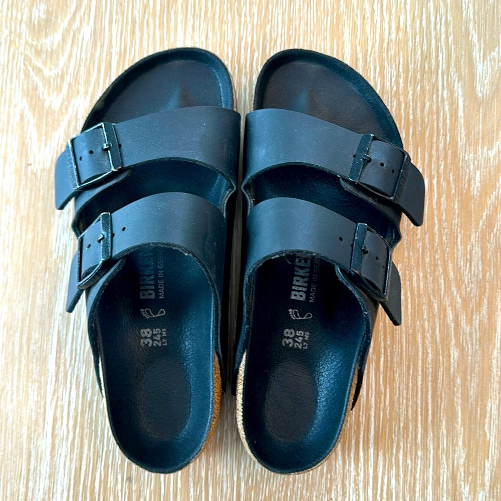 Birkenstock Arizona Sandal, Black, Size 38